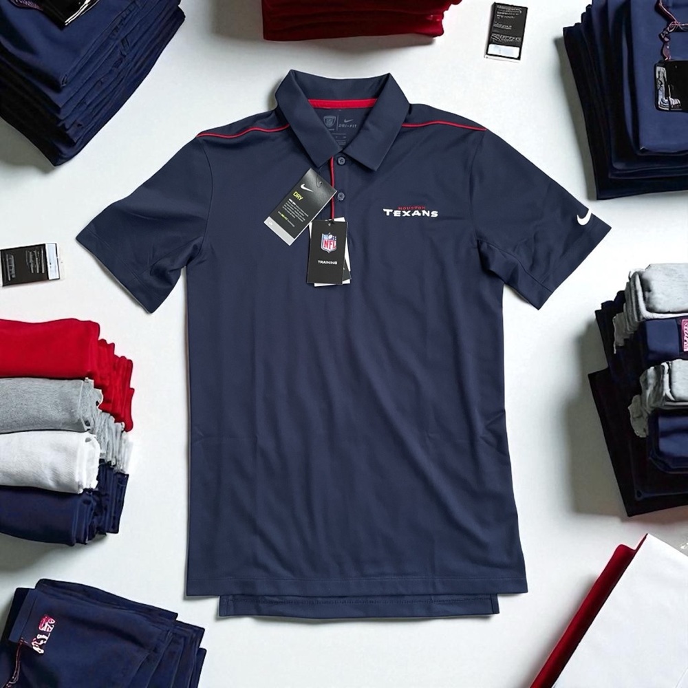 Nike Men's Navy Texans Polo